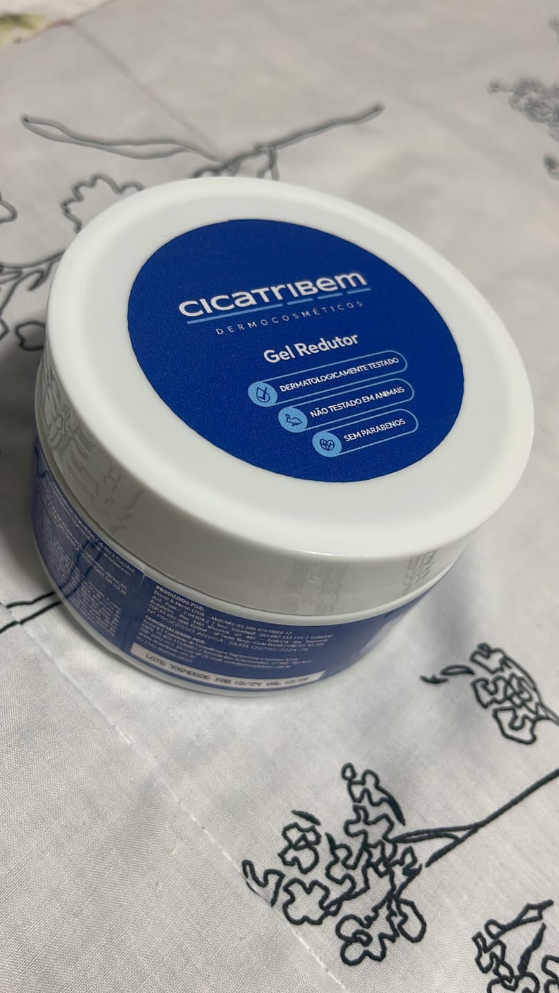 Customer photo review of Gel Redutor de Medidas, Celulites e Flacidez 200g