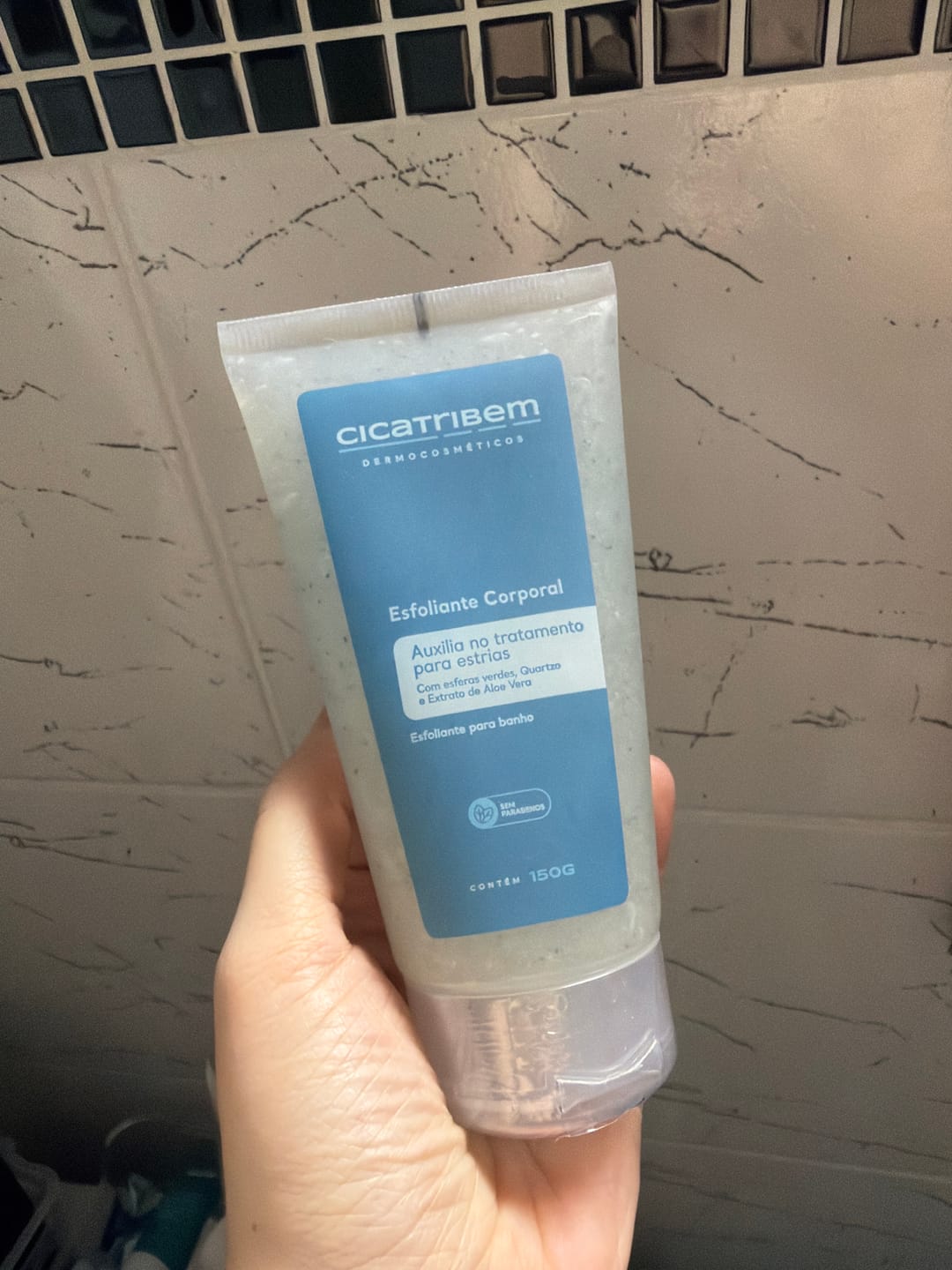 Customer photo review of Esfoliante Corporal - Tratamento para estrias