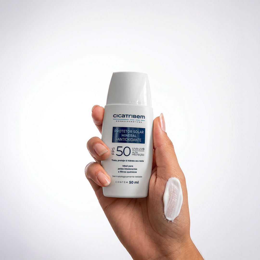 Protetor Solar Mineral Facial FPS 50